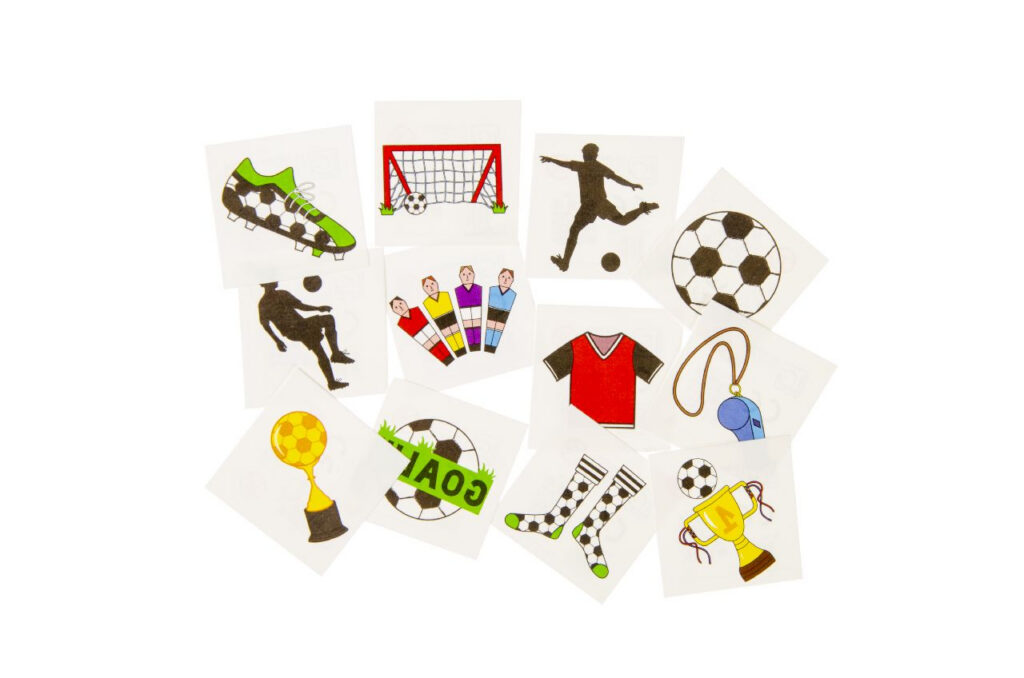 Tattoos Fußball, 288 Stück