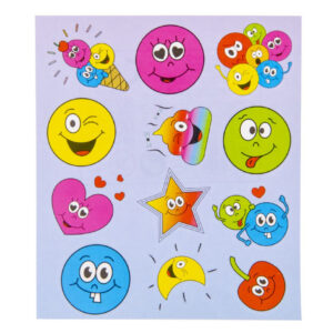 Stickerblatt Emotion, 100 Stück