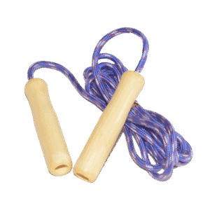 Springseil mit Holzgriff, 12 Stück