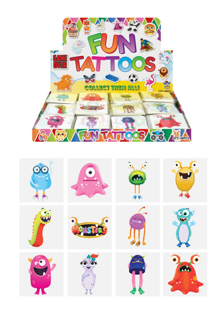Tattoos Monster, 288 Stück