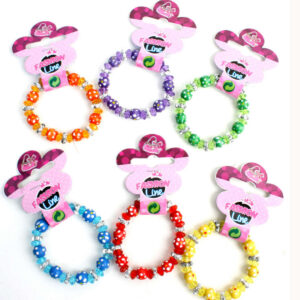 Armband Girls mit Holzperlen, 24 Stück