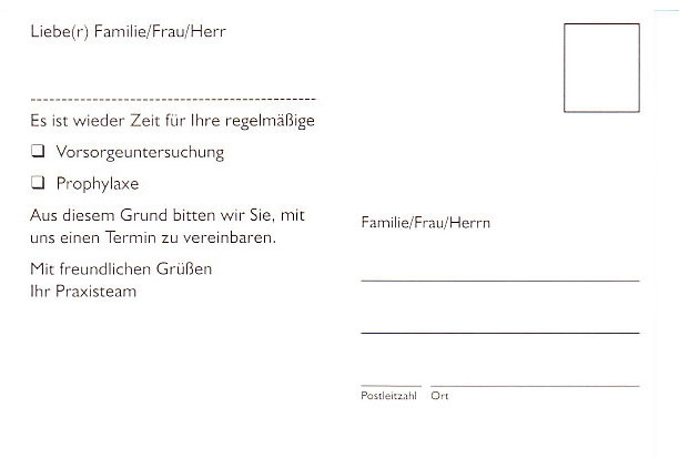 Postkarte Grüner Apfel, 150 Stück – Bild 2