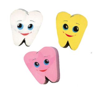 Radierer Bleistiftstecker Smilies, 72 Stück