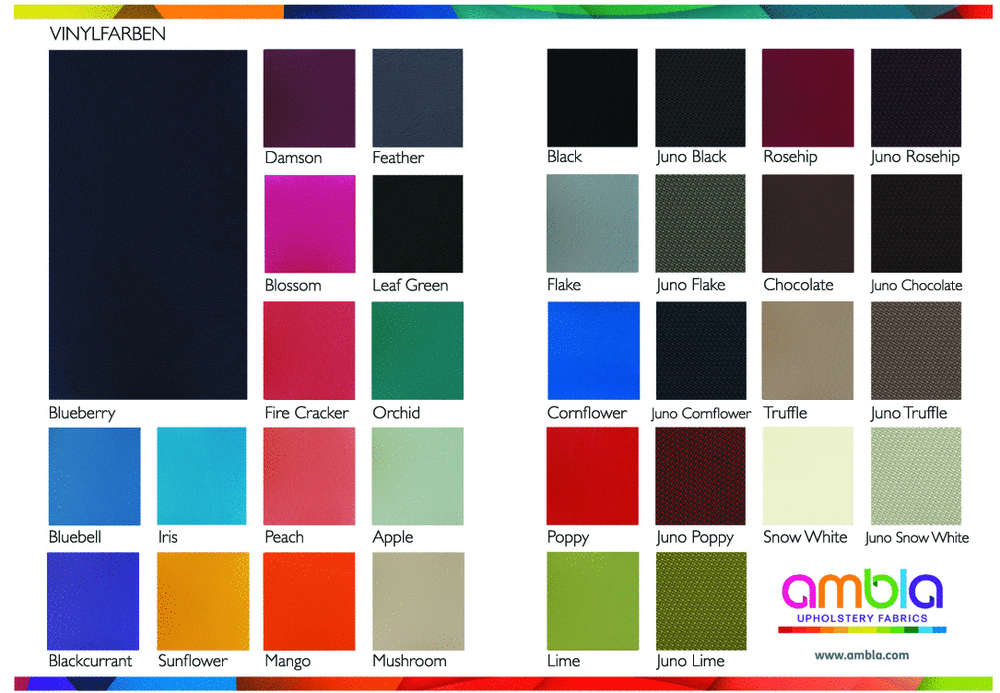 Vinyl Farbkarte ScanChair