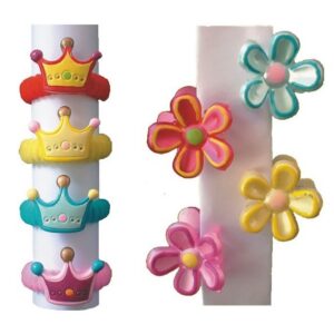 Haargummis/Clips, 80 Stück