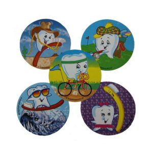 Sticker Happy Zahn Olympia, 200 Stück