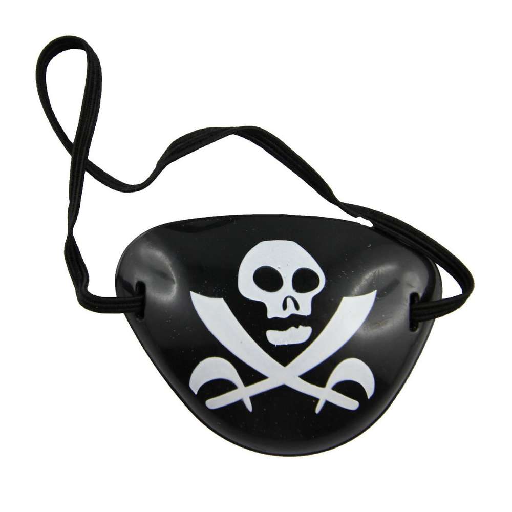 Augenklappe Pirat, 24 Stück -Sonderpreis-