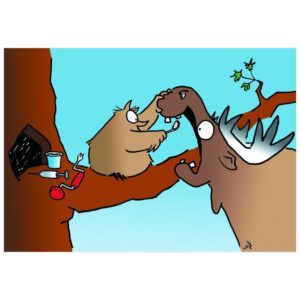 Postkarte Elch, 150 Stück