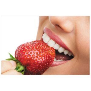 Postkarte Erdbeere, 150 Stück