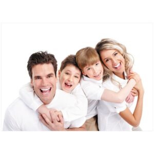 Postkarte Familie, 150 Stück