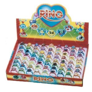 Ringe mit Märchenmotiven, 72 Stück