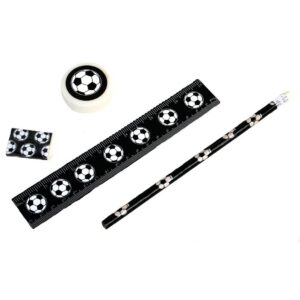 Schreib-Set Fußball, 24 Stück -Sonderpreis-