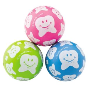 Springbälle Zähne (30mm), 48 Stück